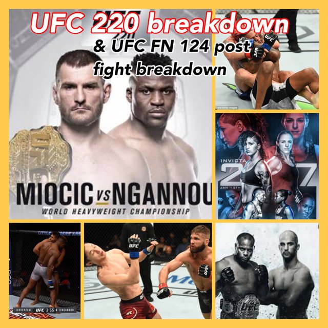 Loadedjoesmma's tweet photo. UFC 220 #fightbreakdown / fight picks & #UFCSTL & #invicta27 post fight #breakdown now available on your favorite #podcast app!
📲 iPhone listeners tune in here - https://t.co/pUKheJvxLz
📱 Android listeners tune in here - https://t.co/bbWyJ9PioQ https://t.co/gw2Zr47sbz