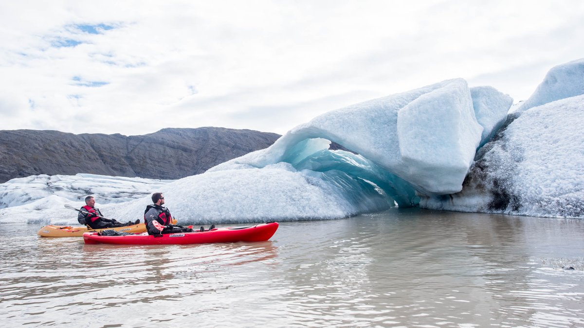 ArcticAdventure's tweet photo. Kayaking in a glacier lagoon in Ice-land ❄️

#iceland #kayaking https://t.co/muYLDZTopa