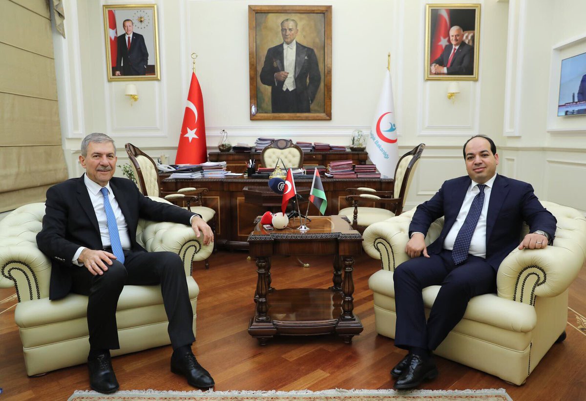 Bakan Demircan Libya Ulusal Mutabakat Hükümeti Başkanlık Konseyi Başkan Yardımcısı Ahmet Maytik’i kabul etti.

🔗 bit.ly/2FQWEJT