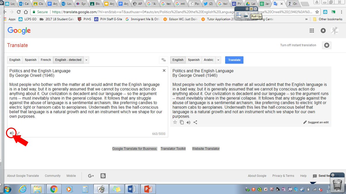 patriotswrite's tweet photo. Writing Center hack: use Google Translate to read your essay out loud to you! https://t.co/GJUDDYMFUy