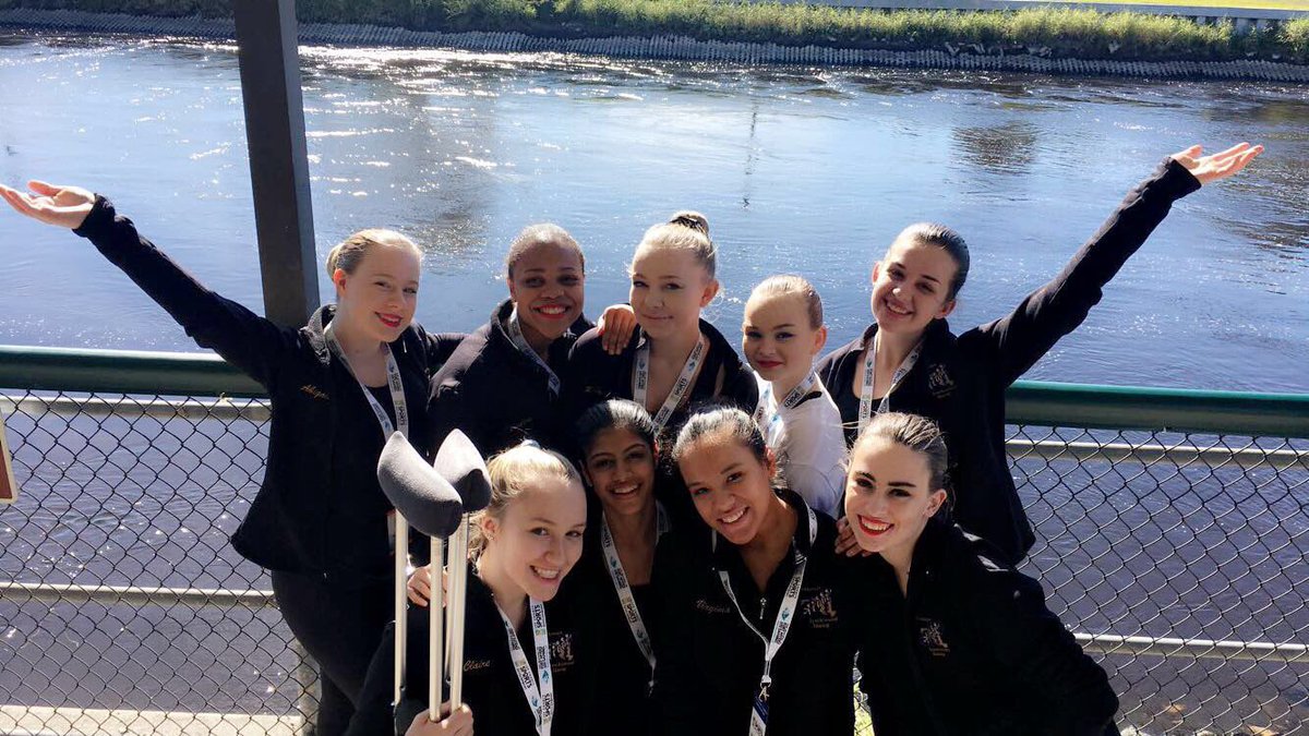 after a great day of practices, intermediate is enjoying some time in the florida sun ☀️💛