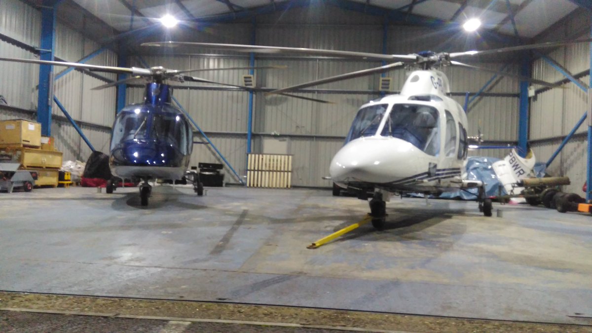 SingeStanley's tweet photo. Two 109's, all cleaned by 786 Helicopters, #helicopter clean https://t.co/3dz8cwq87C