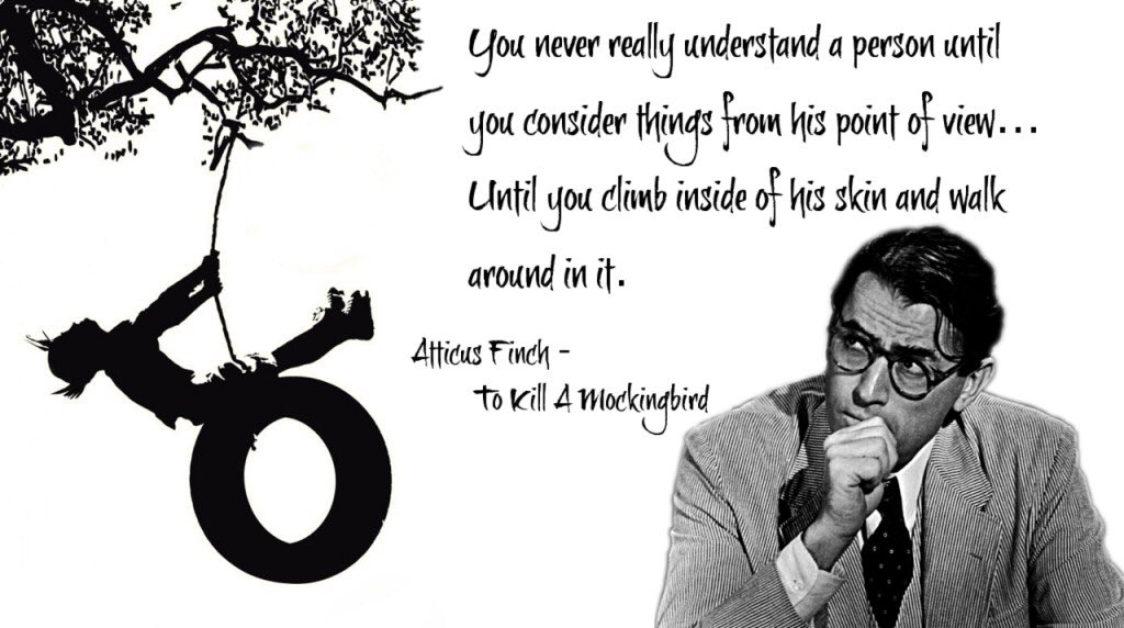 reputationdr's tweet photo. #Repdoc #quote “We need more Atticus Finches in the world. He was a wonderful character in a movie. We need real men & women, frankly white men and women, to become truly empathetic to the struggle for true equality for people of color.” #overcomefear #havecourage #diversity https://t.co/6DNYqilV9F