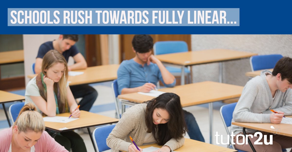 Looks like the days of the AS exam for Year 12 A-Level students are numbered. Abandoned by most schools and colleges now, according to this survey tutor2u.net/the-profession…