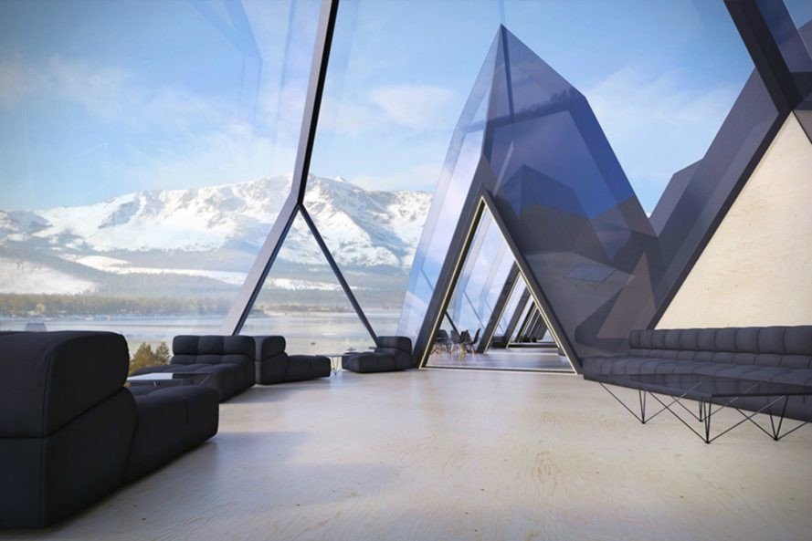 UCSGlobal's tweet photo. Diamond-shaped #timber pod hotel lets you vacation outside of the box https://t.co/sEakA2HItT https://t.co/VxKV7hFxCd