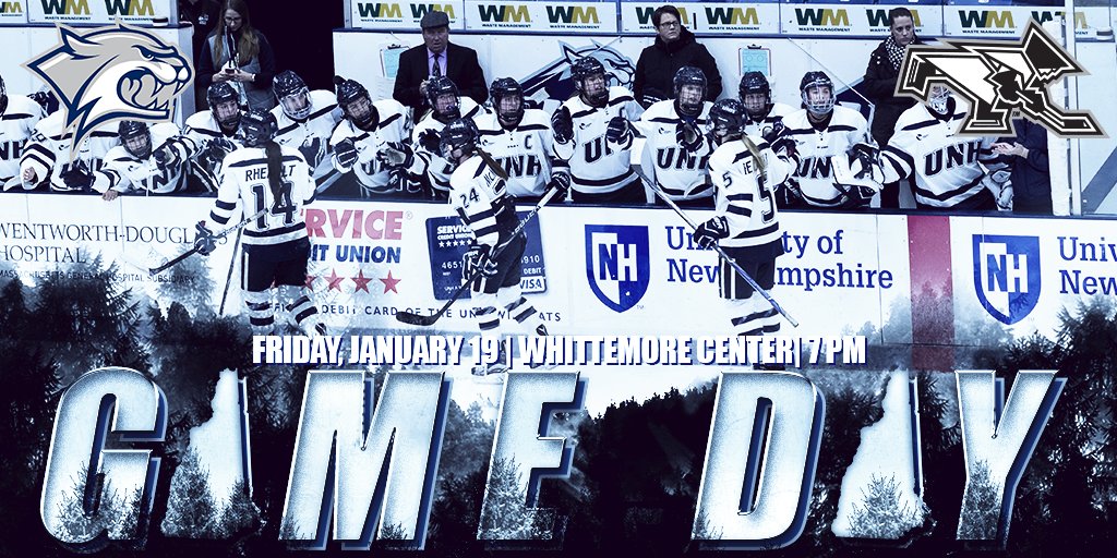 UNHWHOCKEY's tweet photo. No better day to #ReliveTheRivalry than GAME DAY!
The Wildcats and the Friars face off tonight a 7 P.M. for the first of a two-game series!
📹https://t.co/OKur6P0XP4
📊https://t.co/HIU2LPMV7s
🎟️https://t.co/QOu7CkmAX2
#GoUNH #WHEA #OneMore https://t.co/79N3PKu8zg