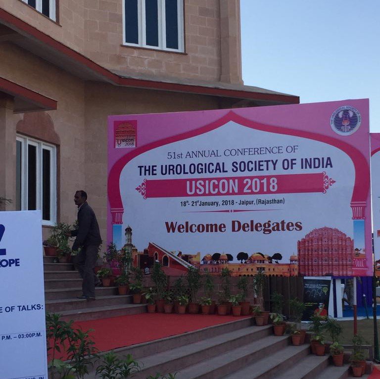 askabakci's tweet photo. The World's first robot for flexible ureterosopy Avicenna Roboflex is in the #USICON2018 in Jaipur-India. @USICON2018 https://t.co/j2sCNsyf2Y
