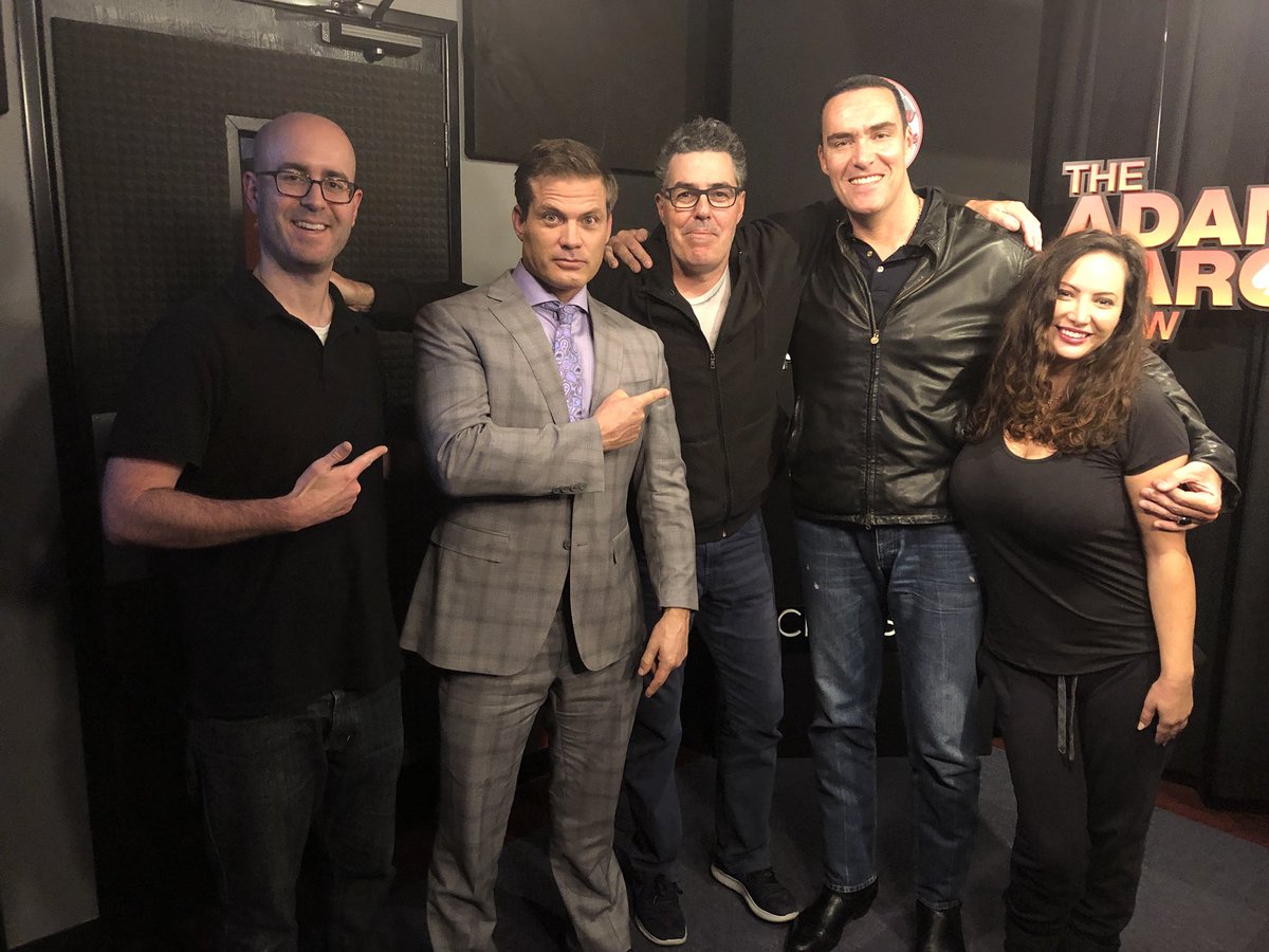 Rico dressed for success! AMAZING show today with the killer of Aliens <a href="/CasperVanDien/">Casper Van Dien</a> and the biggest Cobra fan on earth... Mr. Universe not Adam.