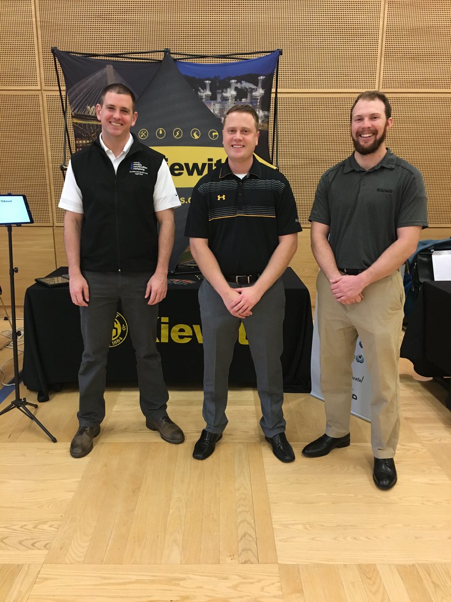 kiewit's tweet photo. Any @UW #Huskies interested in a #career or #internship with Kiewit? Come find us at the career fair until 4:30 today. #construction #engineering https://t.co/PQMeMHGvGN