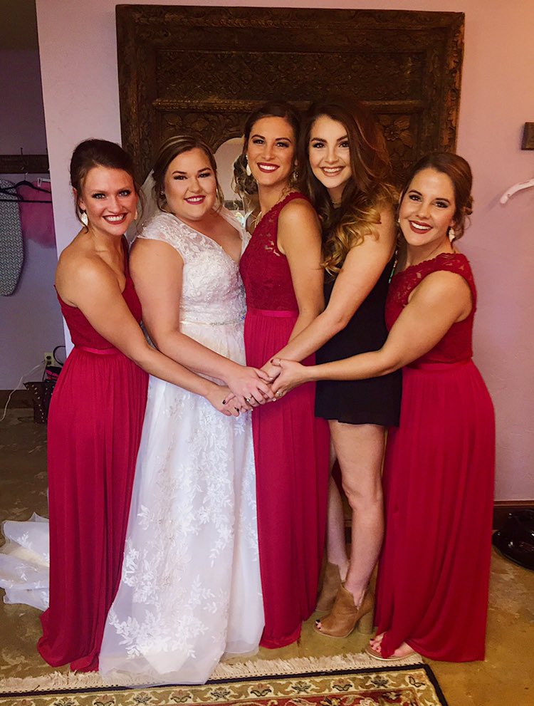 AshleyRena24's tweet photo. Don’t let the wedding picture fool you, we’re still just as weird as we were in Highschool❤️ https://t.co/RP62yjiHCM