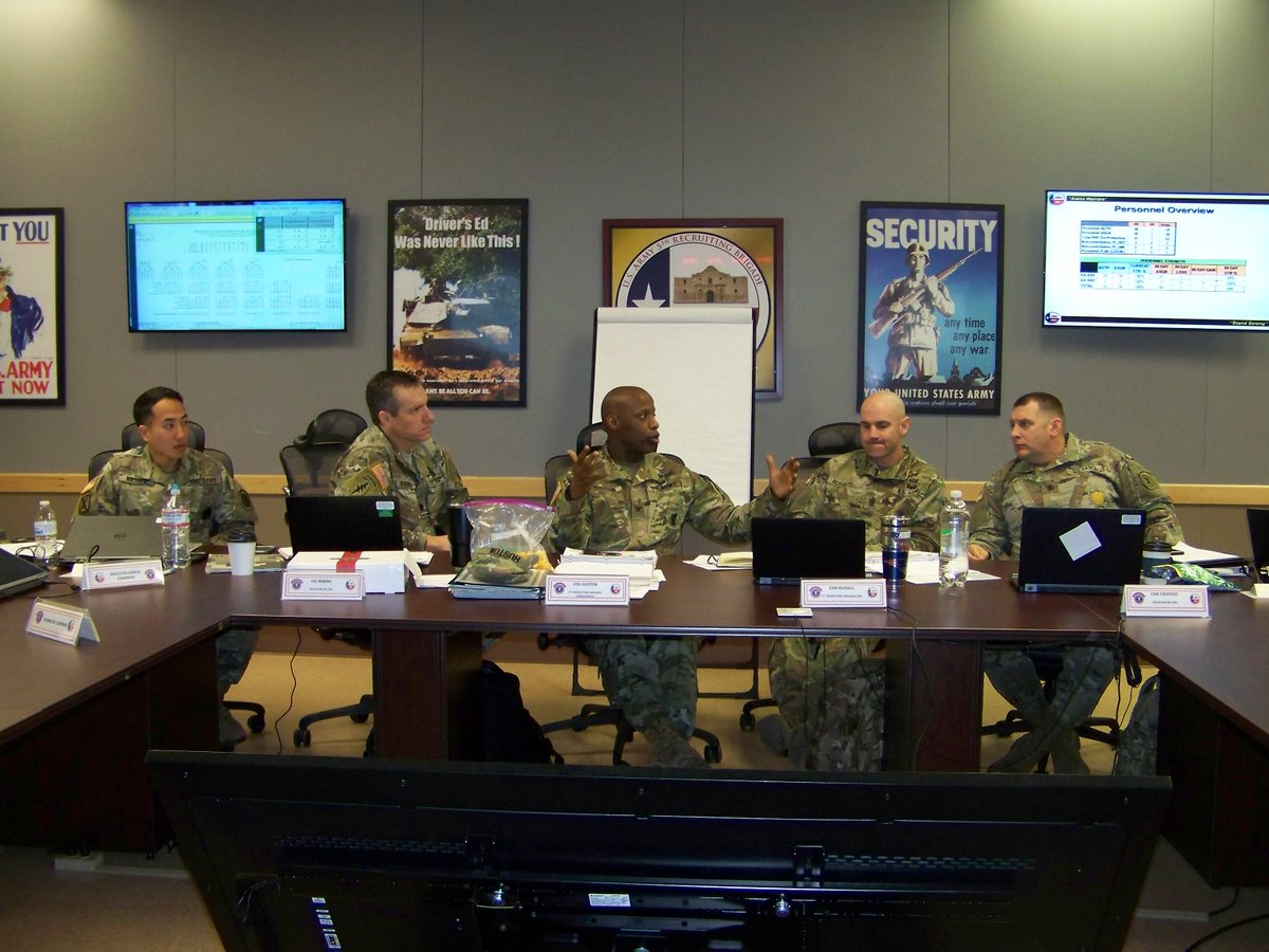 5BdeUSAREC_CDR's tweet photo. A full week of activities are taking place at Fort Sam Houston this week as we conduct the Operational Unit Assessments with our Battalion and Company Leadership teams. The teams are sharing best practices and are identifying ways to make things better. https://t.co/CweEY5niOh