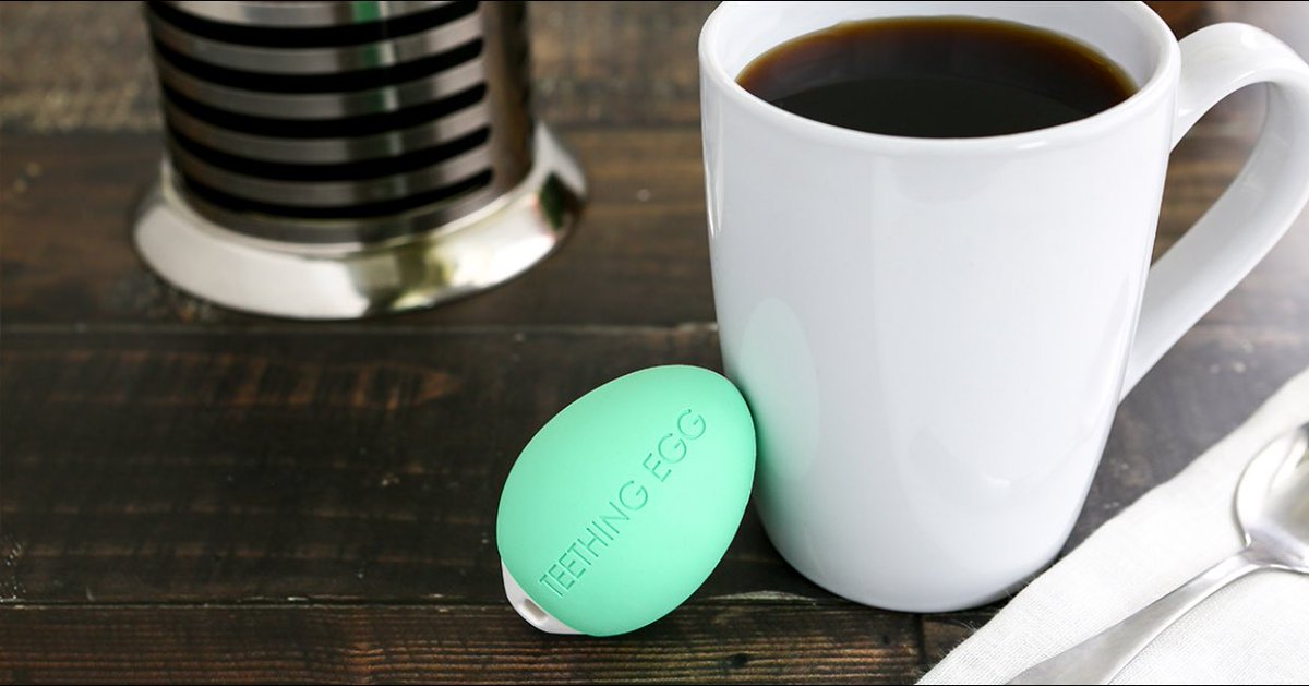 theteethingegg's tweet image. Happy #NationalGourmetCoffeeDay even though we like ours without all the frills! Coffee thank you for being so good to us! ❤️☕️👶 #theteethingegg #teethingsolutions #caffeineplease