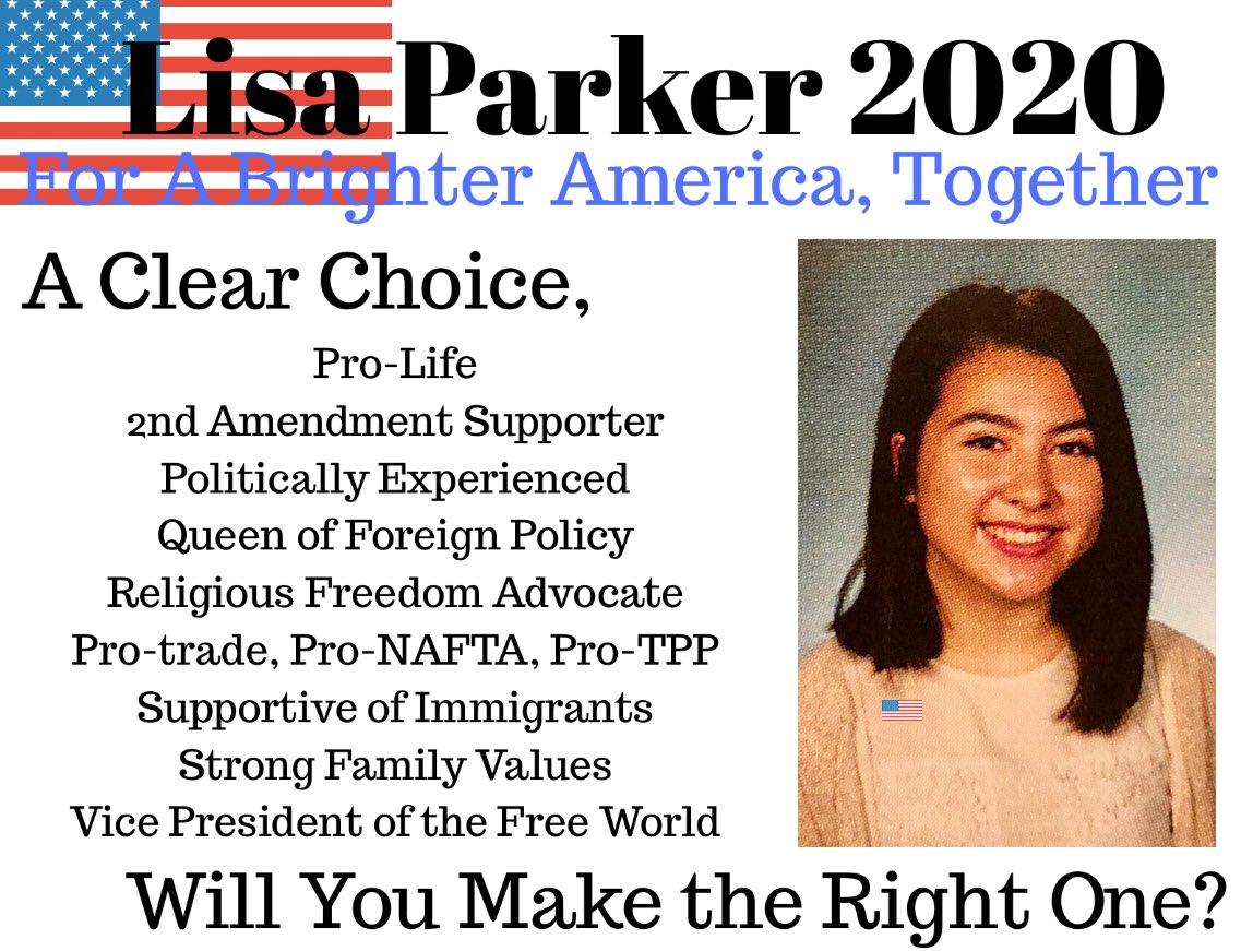 lisaparker2020's tweet photo. The newest direct mail from the Parker administration. Coming to your mailbox soon! #lisaparker2020 #malcolmgov #forabrighteramerica https://t.co/R1InNxkOx2