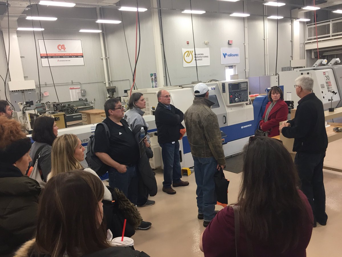jenkshs's tweet photo. Great visit with @OSUIT today from staff at JHS and @JenksFA to explore opportunities for students. #jhsbreakthru @oksde @OK_ICAP @jenksps https://t.co/SHPaMIjcIz