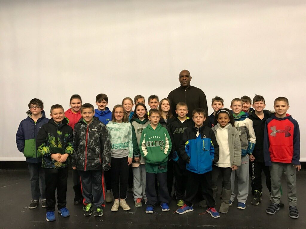Johnston’s Fuel Up to Play 60 student leaders met and learned from Baseball Hall of Famer Andre “The Hawk” Dawson. Inspiring message of overcoming adversity and always giving your best!