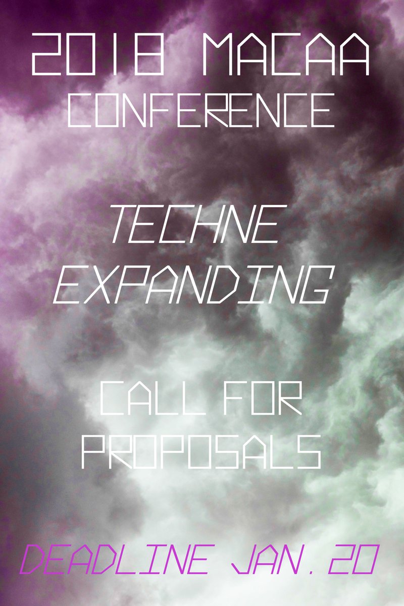 MACAA_ART's tweet image. Submit your proposal for our 2018 conference hosted by the University of Nebraska Lincoln. Head to our site for more details and to submit your proposal. macaart.org