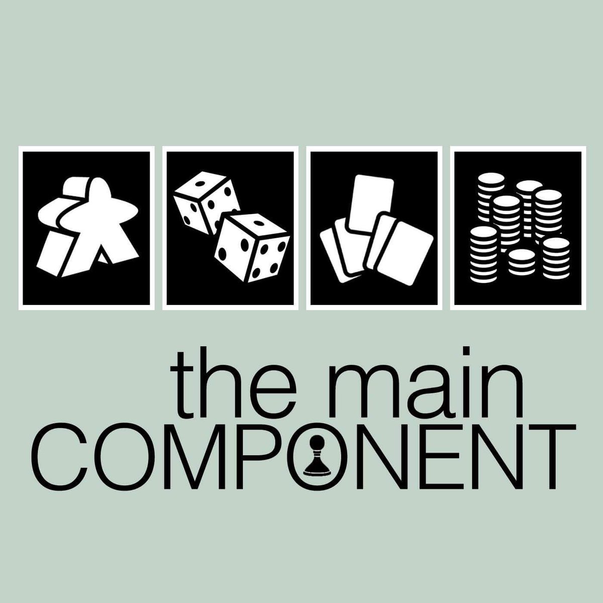 We have a new #boardgame #podcast in the works. Focused on game design, development and storytelling. Here is the preliminary art for our new show The Main Component. #boardgamegeek #boardgames #gaming #meeple