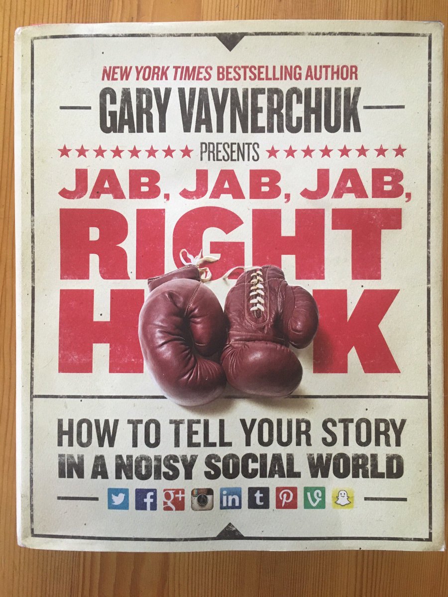 Another amazing book by @garyvee - key take away: give, give, give, then ask.

If you haven’t already, check him out! Thank you again for the amazing books and podcast #socialmediajedi