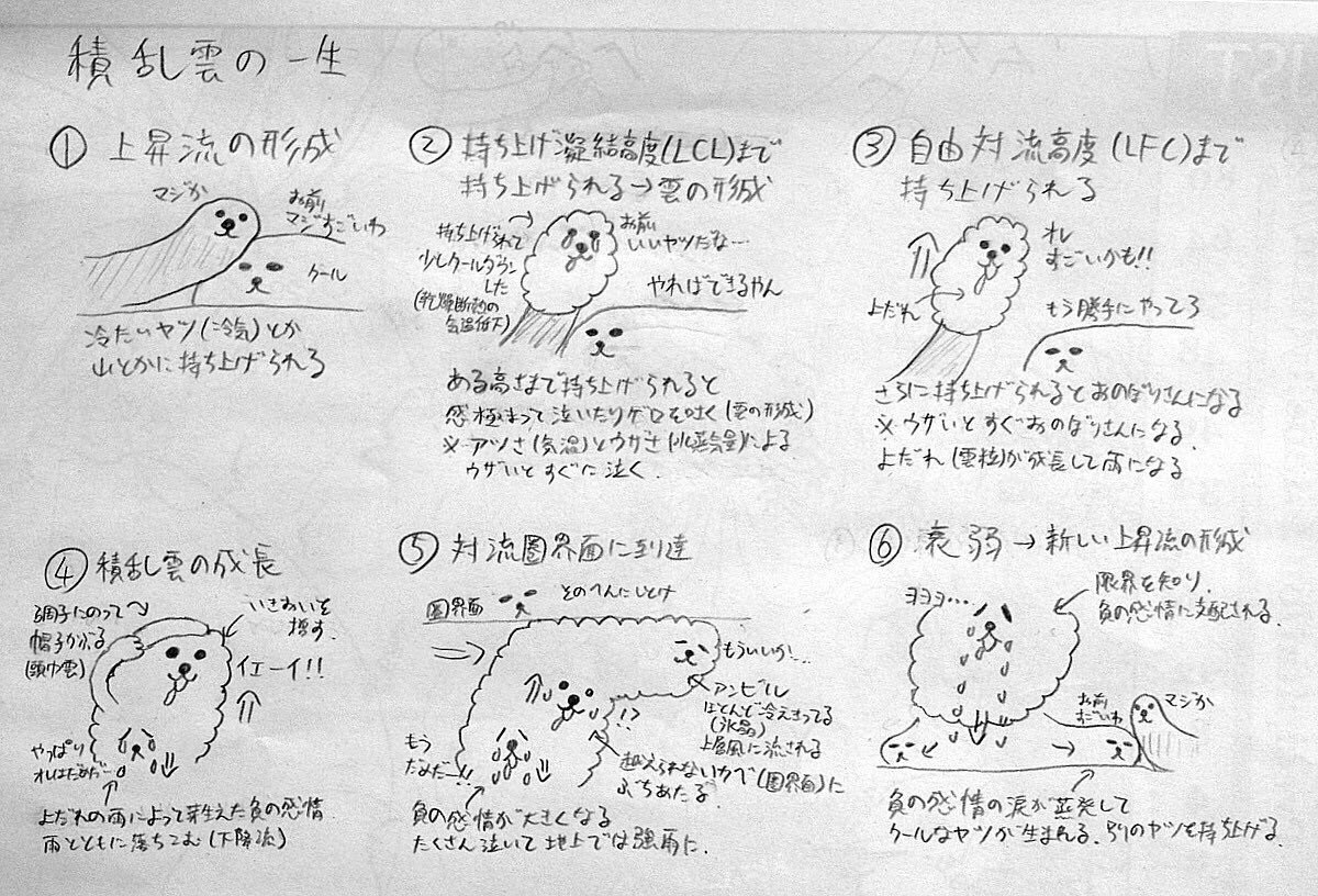 荒木健太郎 בטוויטר さっき日テレのスッキリで夜光雲の解説してるときに紛れ込んでいたイラストは 以前nhkの生放送で描いた積乱雲です 雲を愛する技術 に掲載した積乱雲の一生とそのオリジナルの手描きイラストをどうぞ 荒木健太郎 בטוויטר さっき日テレのスッキリで夜光雲の解説してるときに紛れ込んでいたイラストは 以前nhkの生放送で描いた積乱雲です 雲を愛する技術 に掲載した積乱雲の一生とそのオリジナルの手描きイラストをどうぞ