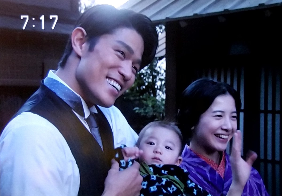 Bosaどん Twitterren 花子とアン 95話 子煩悩な英治さん 花子とアン 鈴木亮平 西郷どん