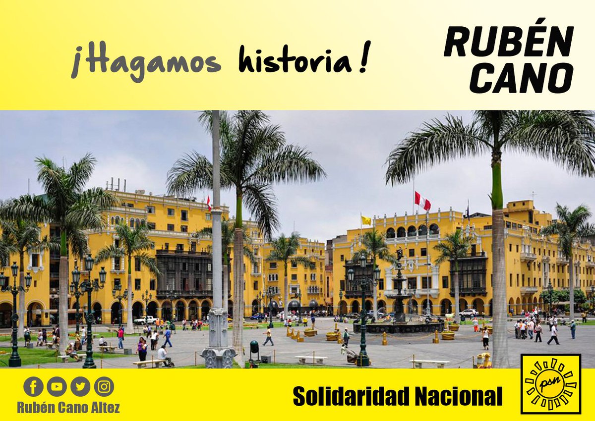 Feliz aniversario a nuestra querida Lima por sus 483 años de fundación. Ciudad de todas las sangres y sin duda cosmopolita, siempre rebosante de cultura y tradición. Tierra de emprendimiento, llamada a ser una urbe del primer mundo. Muchas felicidades.