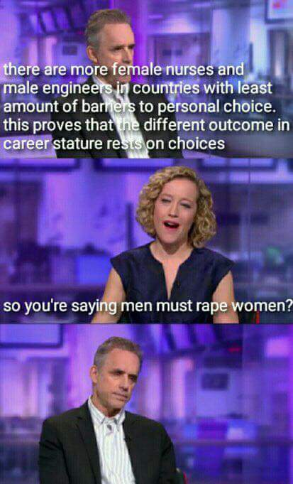 טוויטר \ Jonathon Van Maren "The meme game for the magnificent debate between #JordanPeterson and Cathy Newman has been fantastic. https://t.co/eopJPvKXT5"