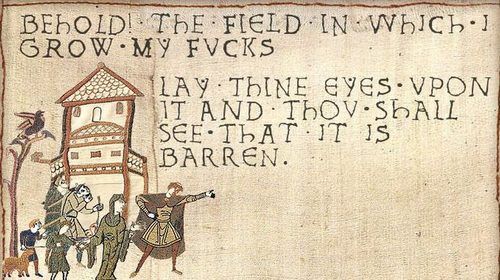 Billy Bragg Yes I Saw That Today Which Led Me To Seek Out The Bayeux Tapestry Meme Generator Any Idea Who Originated It So I Can Give Them A Credit