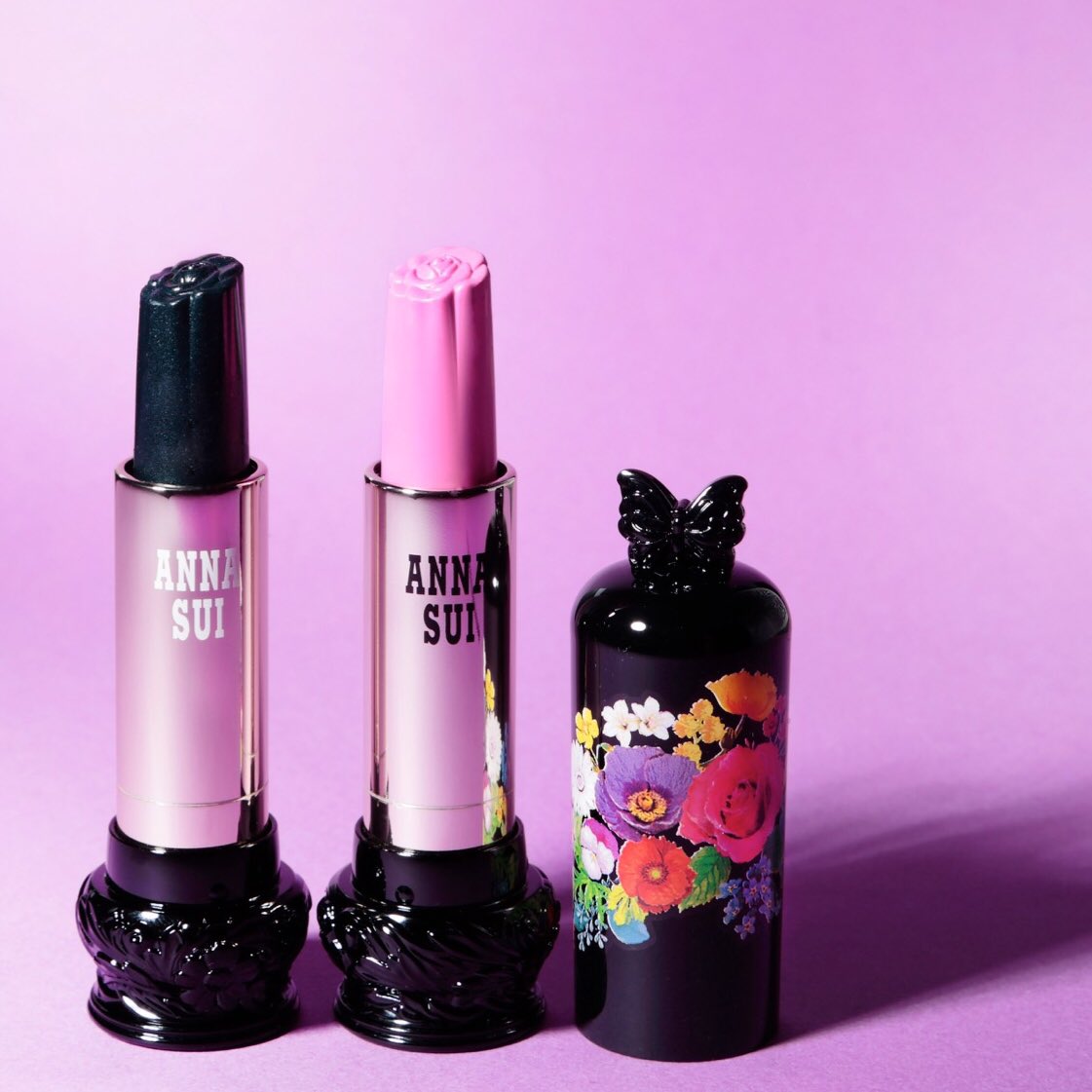 Anna Sui Cosmetics A Twitter 魔法の黒リップ キュートなピンクリップに足すだけでモードな雰囲気 リップスティック F303 S900 Annasui アナスイ 今日のリップ