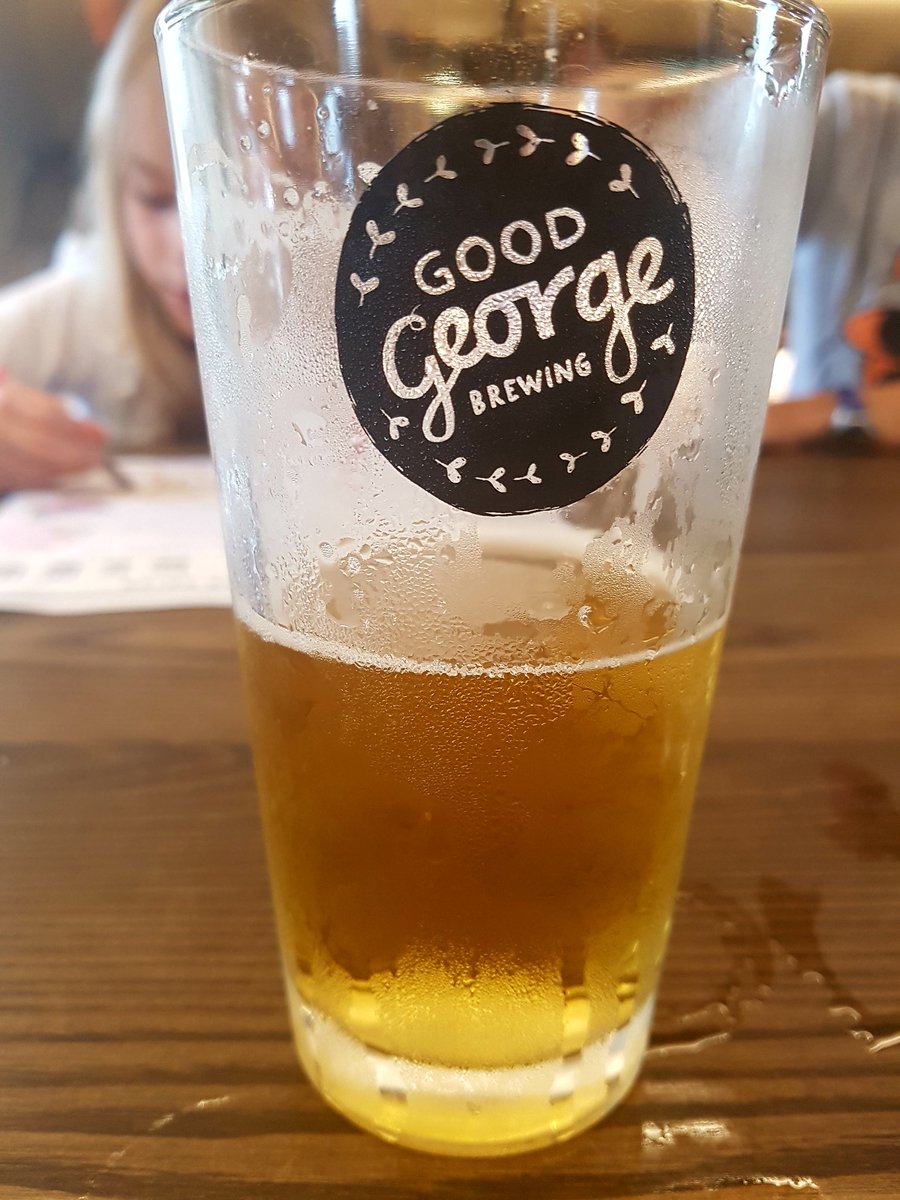 Stop off at <a href="/GoodGeorgeBeer/">Good George Brewing</a> Good Union. Thanks Miss Mia for winning the colouring comp so we can drink yummy Kolsch and have a tasty lunch.
