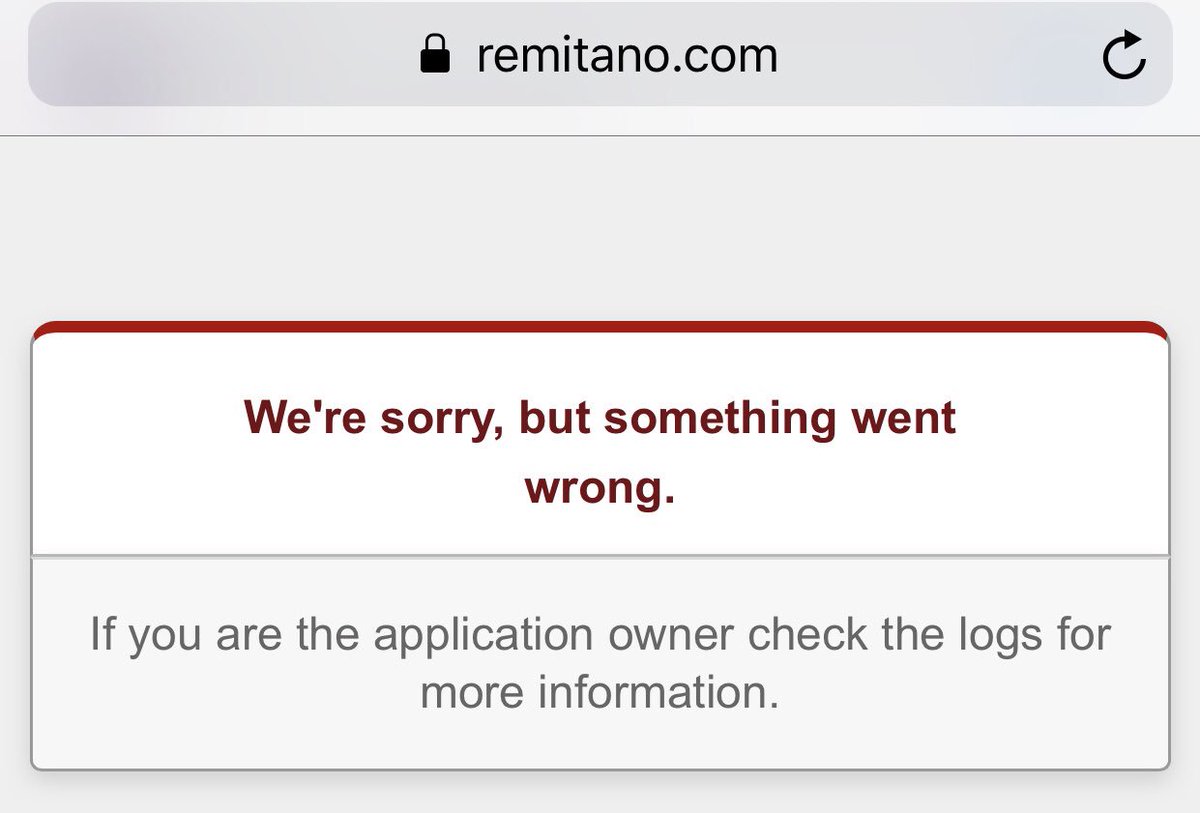 Cryptocollec69's tweet photo. @remitano what happen to your web? https://t.co/qCEk0w6vJL
