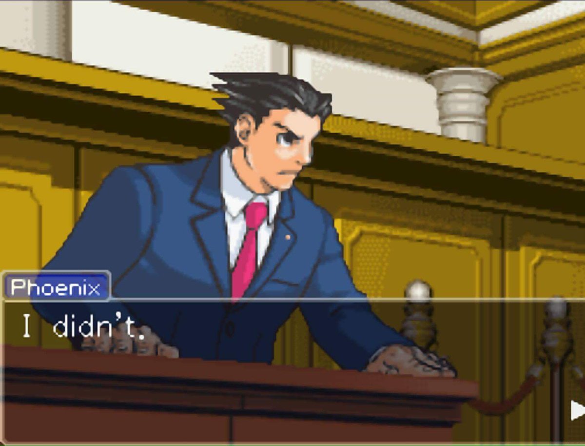 out of context ace attorney (@nocontextace) on Twitter photo 