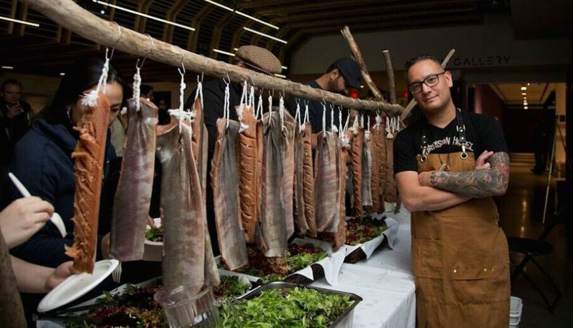 RestaurantsCA's tweet photo. @DineOutVanFest launches a unique and exciting #Indigenous event to serve up delicious eats, and education! Don't miss this World Chef Exchange: https://t.co/gAihsYvCAB 
#DOVF #Vancouver @VancouverSun @chefchartrand @gwichintribal @Chefbillalexand @Chef_tobias @chefdthompson https://t.co/peyYbGYl6s