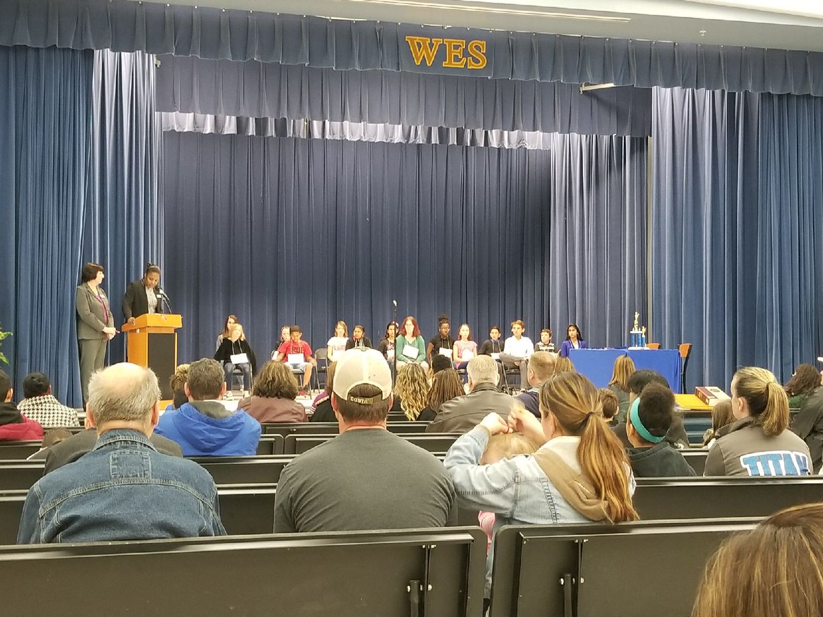 ITMSMUSTANGS's tweet photo. Our Spelling Bee is in full effect at @WESPANTHER
Go Mustangs!!
#itmspride https://t.co/vv9AUbh201