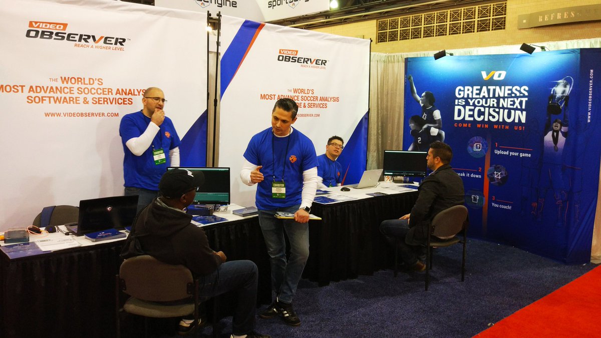 FernandoTSousa's tweet photo. United Soccer Coaches Exhibition area is on!
#PHI18
#videobserver
#VideoAnalysis https://t.co/dqDpbq4swj