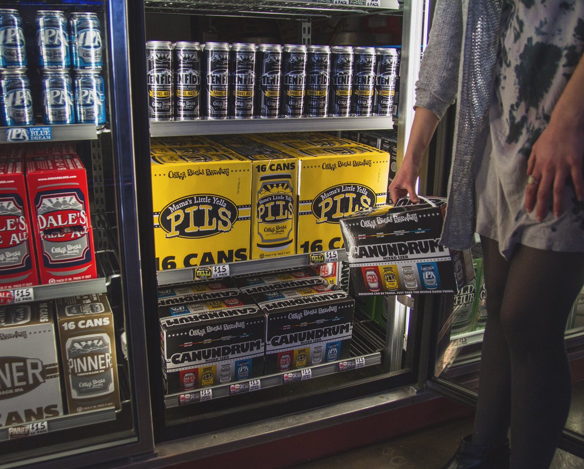 oskarblues's tweet photo. CANundrum got a refresh and lost Beerito to make space for 3 Pils. So now you can grab that mixed 12er, take two and call us in the morning.
โ
#oskarblues
#canundrum
#dalespaleale
#MLYP
#pinneripa
#obipa https://t.co/xRrEyg4wcs