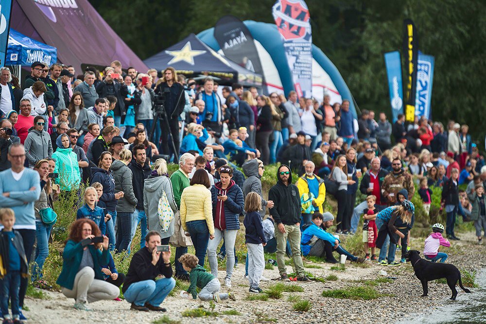 TheWWA's tweet photo. #TBT to epic battles and the toughest crowd of the season weathering the storm with the world’s best riders at the 2017 @MalibuBoats #ViennaPro 🇦🇹 #TheWWA #WhereWakeTakesYou 📸 @RodrigoSnaps https://t.co/cLZ2qKUKUE