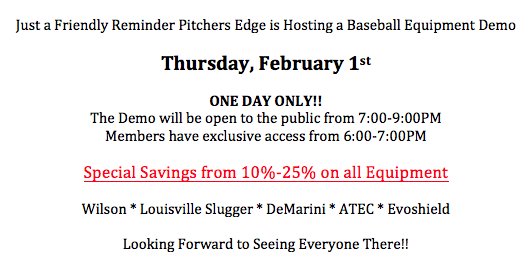 Pitchers Edge tweet media