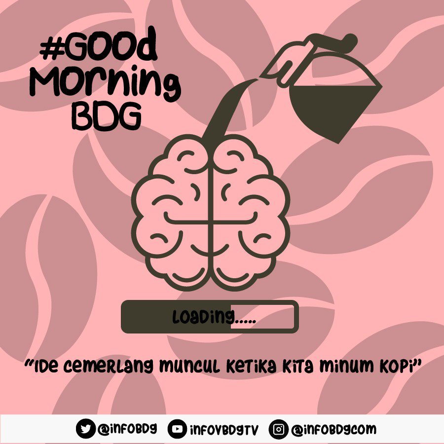Sebab kopi adalah penghangat dalam kedinginan, penghibur di kala kesedihan, penenang di kala kepenatan dan penyemangat di kala keputuasaan. #GoodMorningBDG