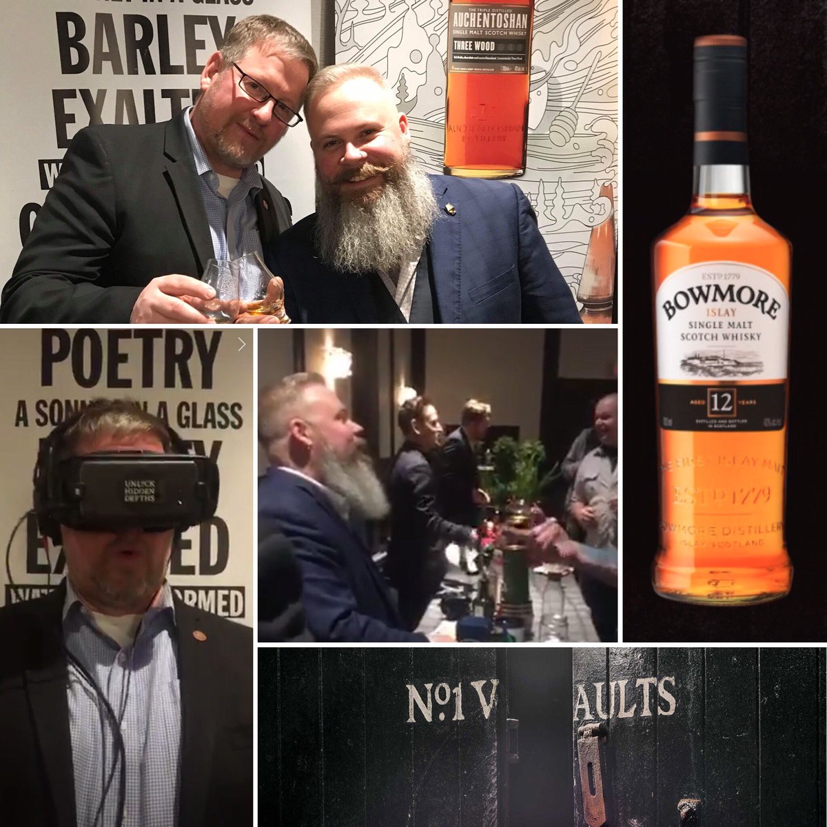 Whisky_Throttle's tweet photo. Didn’t realize how much I missed this great @whisky_chef Thanks for the Virtual Tour of Bowmore was very cool! #edmontonwhiskyfestival #edmonton #whisky #scotch #rye #newspirit #malt #scotland #bourbon #whiskey #bowmore #whiskyfabric #whiskyfestival #vault #whiskyvault #no1vaults https://t.co/yaPqk3BaiP