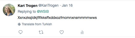 KariTrogen's tweet photo. Ack! Apologies, Workplace Safety and Insurance Board of Ontario... this tweet was somehow written by my 22-month-old. And is apparently in Turkish. #toddlers #toddlertweets #parentingfails #myphoneisnotmyown https://t.co/QEXA4oEwN4