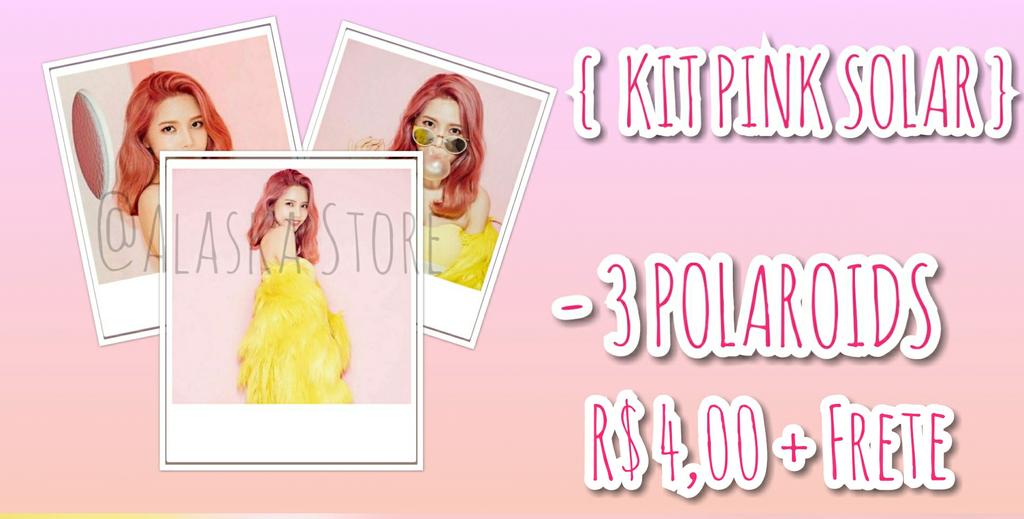 Alaska__Store's tweet image. 💌 KIT PINK SOLAR
- 3 POLAROIDS

💵 R$ 4,00
📦 Entrega com rastreamento
📭 Frete NAO incluso
✉️Compra, dúvidas e orçamento