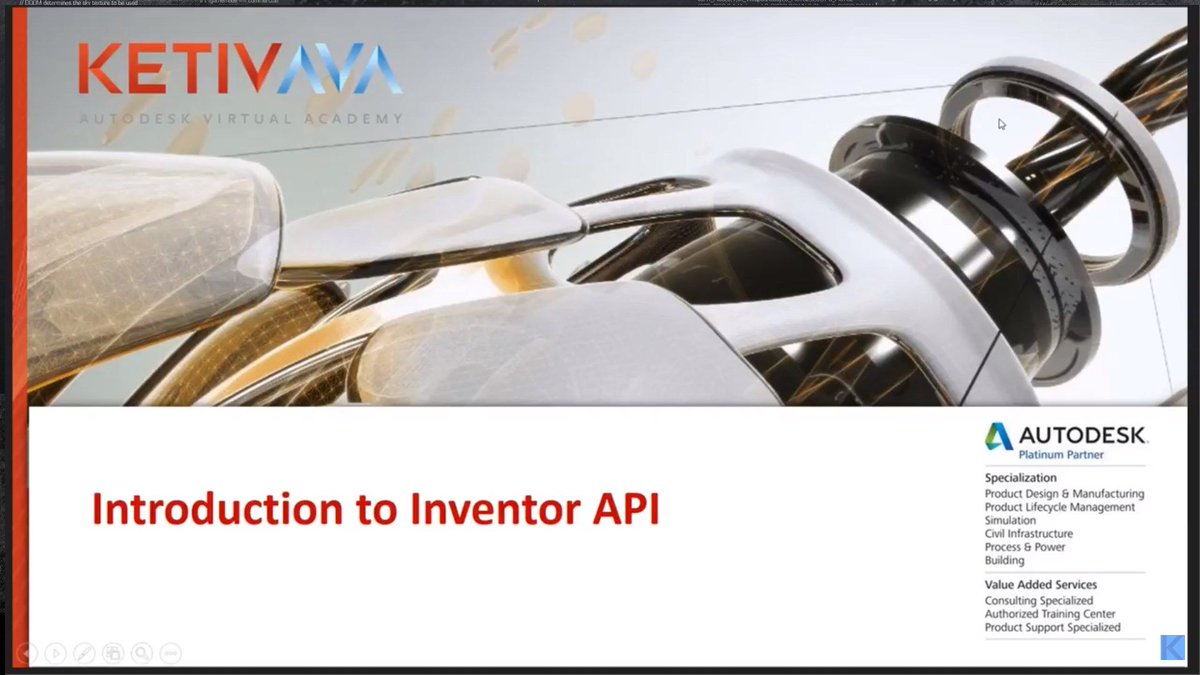 JSHould's tweet image. Really nice introduction to Inventor API by @KetivTech buff.ly/2mNaKDj