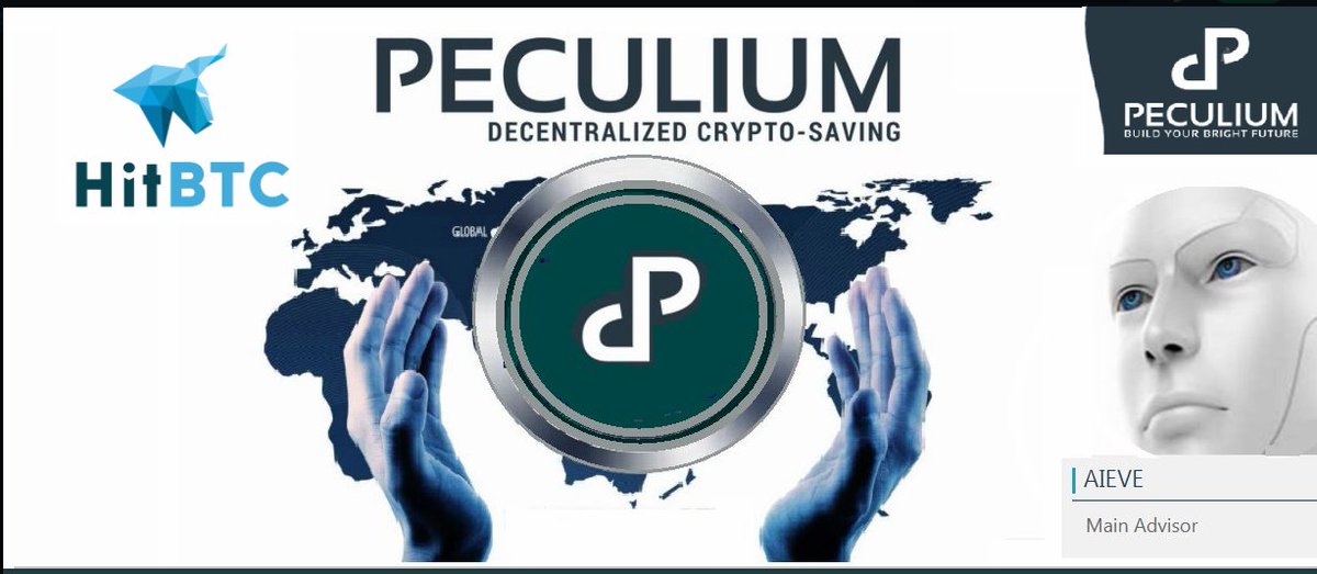 coinstreasure's tweet photo. PECULIUM revolutionizes savings management
by deploying immutable &amp; Smart-Contracts over Ethereum blockchain      
5 DAYS left with 10% bunos!You have still time to grab this NOW!
@_Peculium  Project AIΞVE and Blockchain Technology
Listed as two pairs - PCL/BTC &amp; PCL/ETH  #HitBTC https://t.co/Epmv83liCY