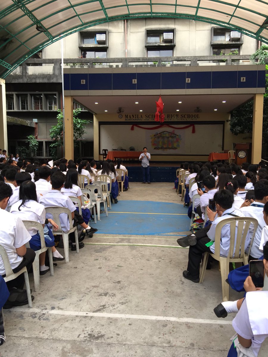 thenucle's tweet photo. LIVE: Mr. Anthony “Tunying” Taberna shares his expertise in journalism to MaScians https://t.co/O5vFj08MJL