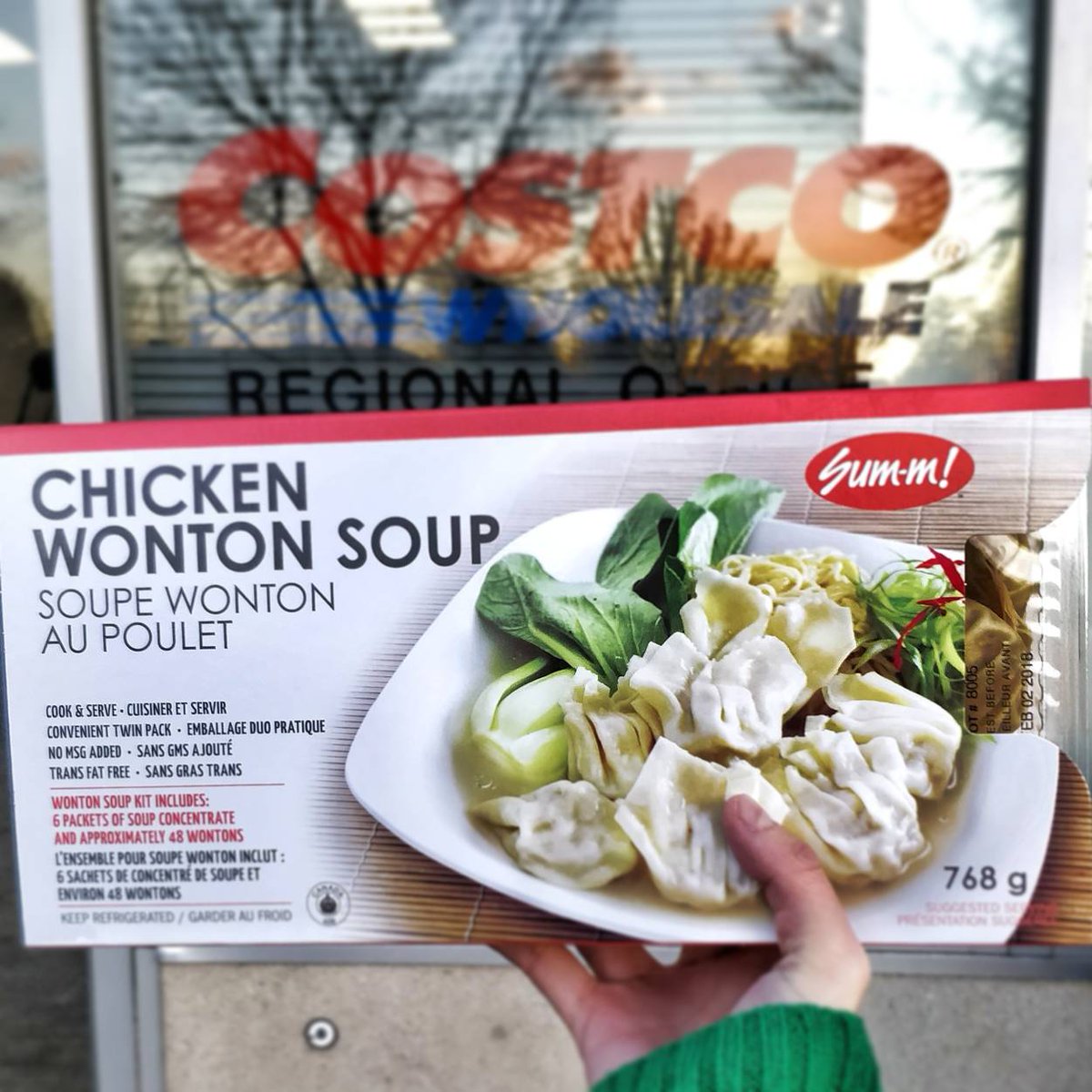 Summ Super Happy That Our Chicken Wonton Soup Kit Can Be Found Costcocanada Across The Country We Love Adding Sum M To Our Instant Noodle For A Quick Meal Wontonsoup