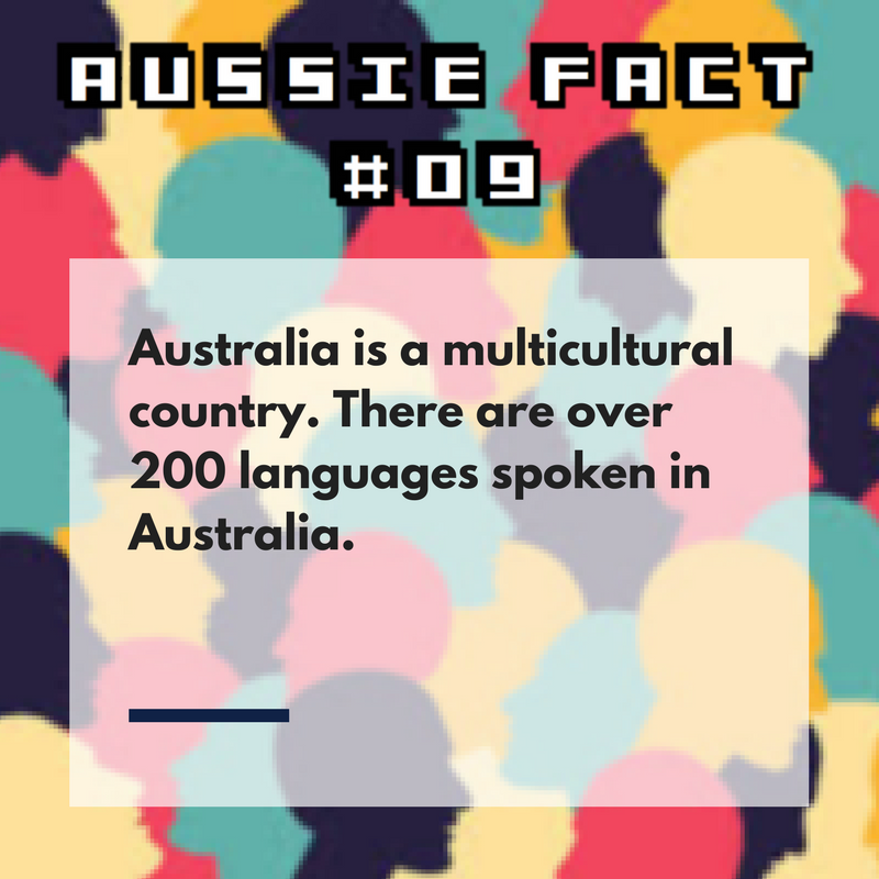 That means you can find someone who speaks the same #language as yours easily in #Australia !