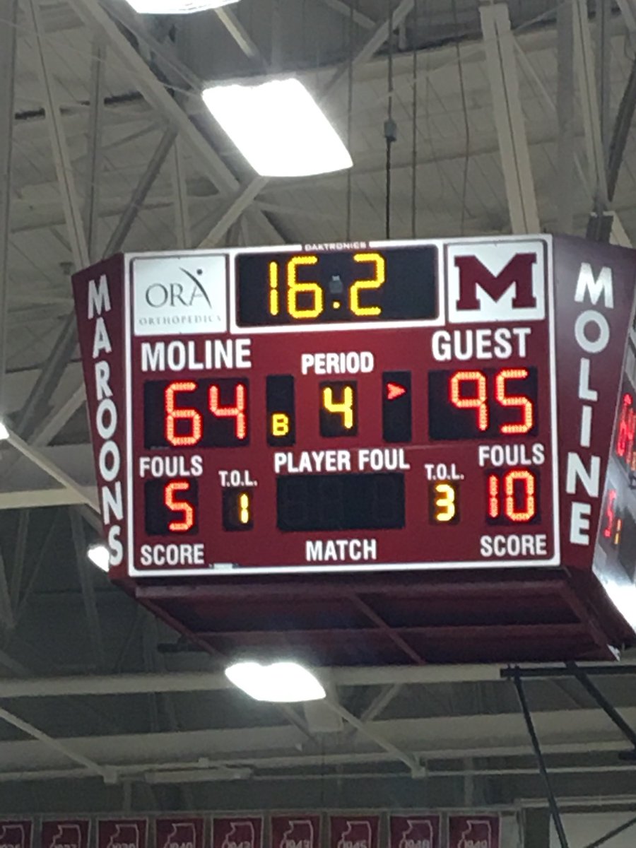 LauraHall4214's tweet photo. Final in Moline #rockswin #21threesinthegame https://t.co/QCgOQq9SFP