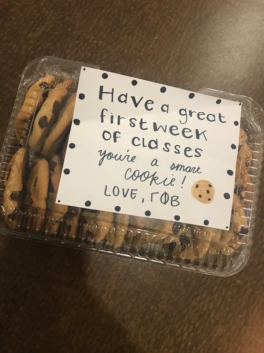 Thank you @RU_GPHIB for the cookies!! So sweet 😉