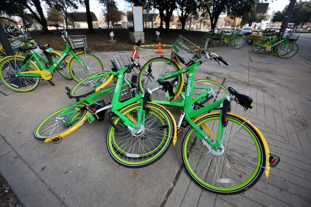 RobertWilonsky's tweet photo. Breaking news you (and @junior_miller) can use:  @DallasCityMgr TC Broadnax tells bike-share companies either they clean up their mess by the first week of February, or the city will do it for them. https://t.co/5qG2ACMDPY https://t.co/oqZgplqdb7
