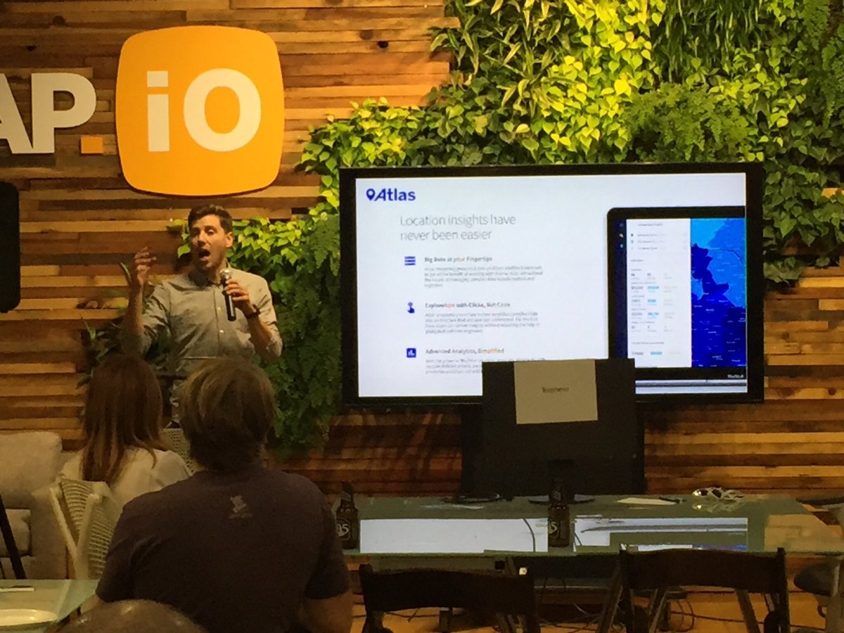 Location based insights for everyone - SAP Atlas with Henning Kollenbroich in a downtown SF builder event. <a href="/maxwellelliot/">Maxwell Wessel</a>
